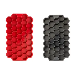Forma Para 37 Gelos Formato Colméia Silicone Sortida 20,5x11,5x2,3cm LM1546INO - honeyhome