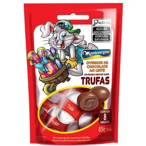 Ovinho de Chocolate Recheado Trufas Montevergine 85g