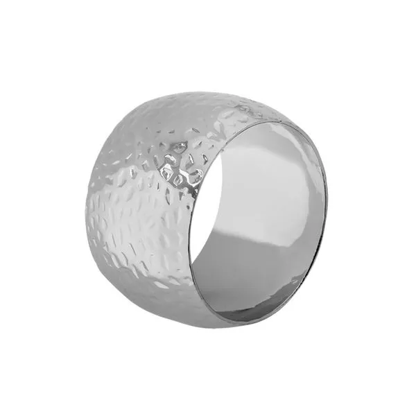 Kit 4 Anéis Guardanapo Rubi Silver - Hauskraft
