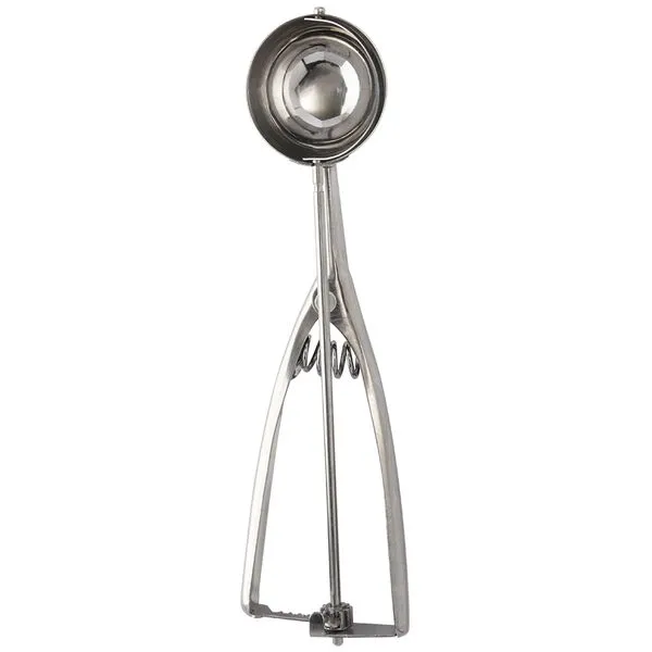 Colher de Sorvete Com Mola Ejetora Aço Inox 22x6x2cm LM2073 - honeyhome