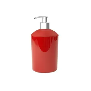 Porta Sabonete Liquido Mettalic One Vermelho 500ml - Utility