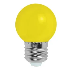 Lâmpada LED Bolinha Color Bulbo G45 1-3W Bivolt Kian Lâmpada de LED Bolinha Color Bulbo G45 1W e 3W E27 Luz Amarela
