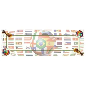 Trilho Mesa Copa Bandeiras 143x46cm - Nsw Decor