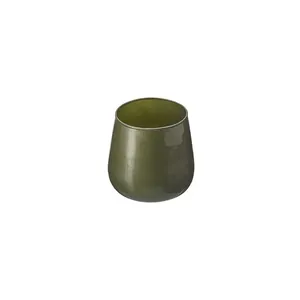 Vaso Conhaque Vidro Brilhante Verde 11x10cm - Vitazza