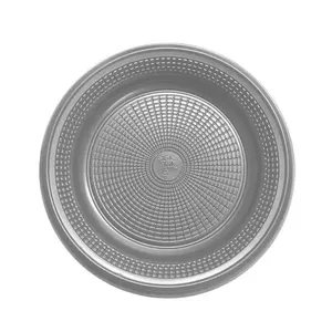 Prato Descartável Para Bolo 15cm Prata 10 Unidades 7122 - Trik Trik