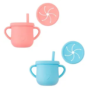 Copo Infantil com Tampa Silicone Sortido 150ml 11,5x10,5x7,5cm LM2403BB - honeyhome