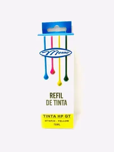 Refil Tinta Hp Gt Amarelo 70ml MTHP25 - Menno