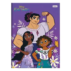 Caderno Brochurão Foroni Capa Dura Disney Encanto 80 Folhas - Item Sortido