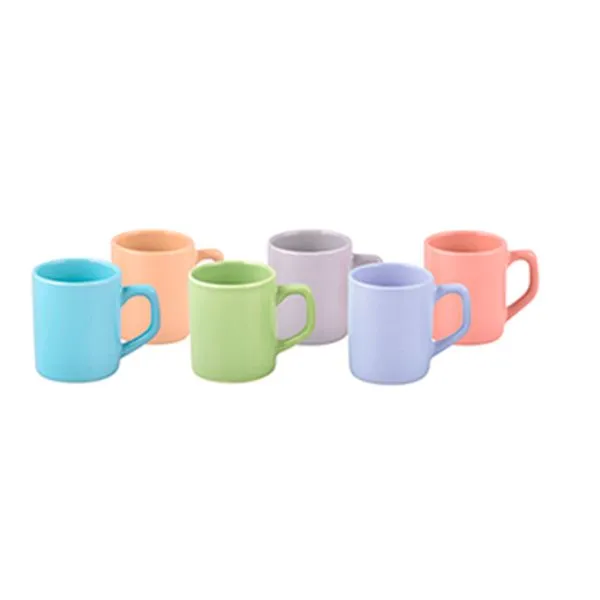 Conjunto 6 Xícaras Viva Colors Cerâmica 85ml LM3294 - honeyhome