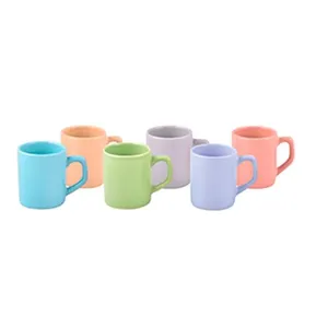 Conjunto 6 Xícaras Viva Colors Cerâmica 85ml LM3294 - honeyhome