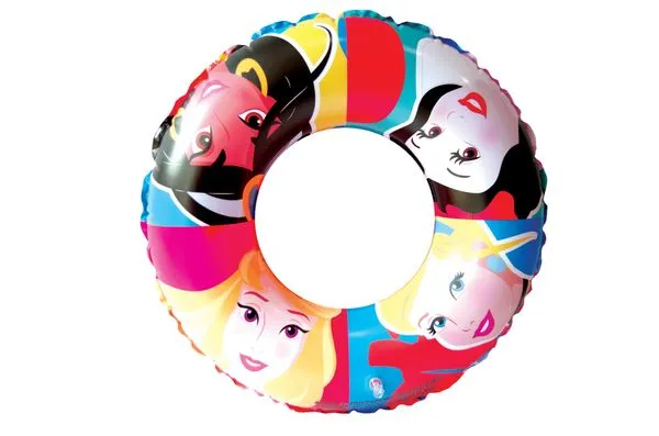 Acessórios De Praia e Piscina - Boia Circular Inflável - 56Cm - Disney - Princesas - Etilux