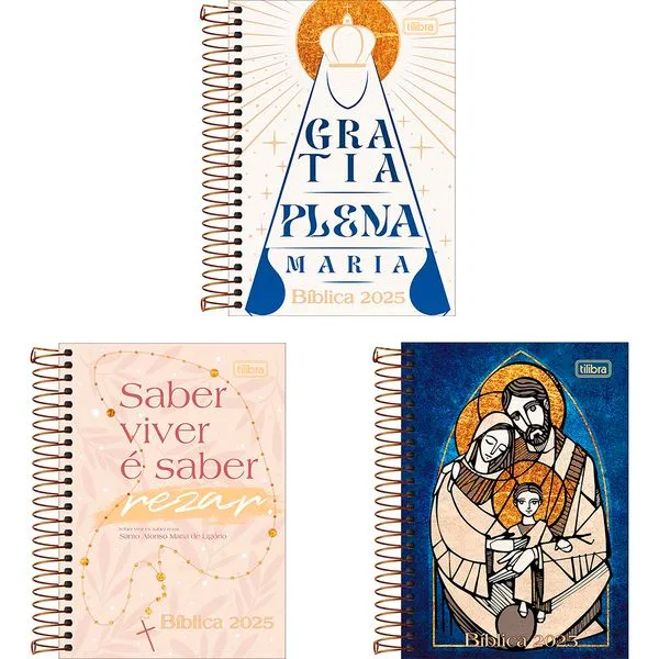 Agenda Espiral Bíblica Sortida 314269 - Tilibra