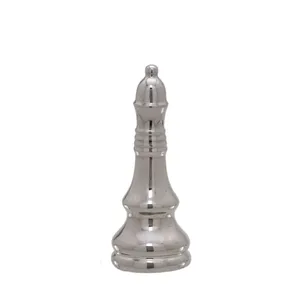 Enfeite Decorativo Rainha Cerâmica Prata 15,5x6x6cm 123207 - Mabruk Presentes