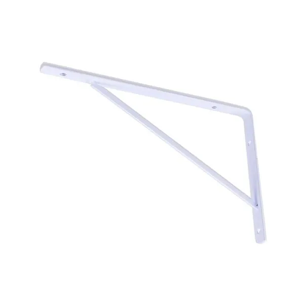 Mão Francesa Simples até 25kg Aço Carbono Branca Overtime Mão Francesa Leve até 25Kg 18,5cm Aço Carbono Branca