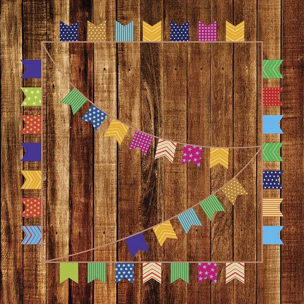 Guardanapo Tecido Estampado São João 2 45x45cm - Nsw Decor
