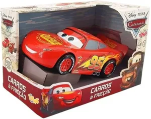 Relâmpago Mcqueen 22cm de Fricção Carros Carrinho Original - Toyng