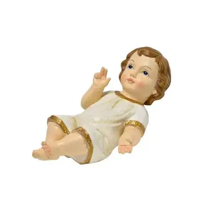 Estatueta Imagem Menino Jesus Resina 10cm 1558207891 - Mabruk Presentes