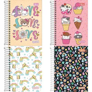Agenda 2026 Spice Feminina Espiral M3 Sortida Ref. 393720 - Tilibra