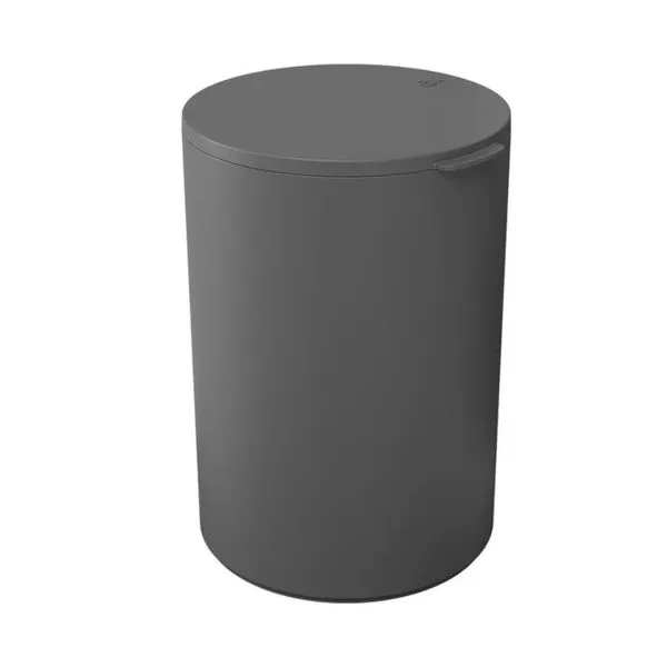 Lixeira Serene Redonda Polipropileno 5L com Tampa Coza Lixeira Serene Redonda 5L Cinza com Tampa Coza