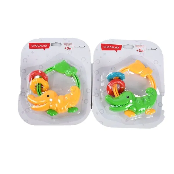 Brinquedo Bebê Chocalho Plástico Sortido LJM161 - honeyhome