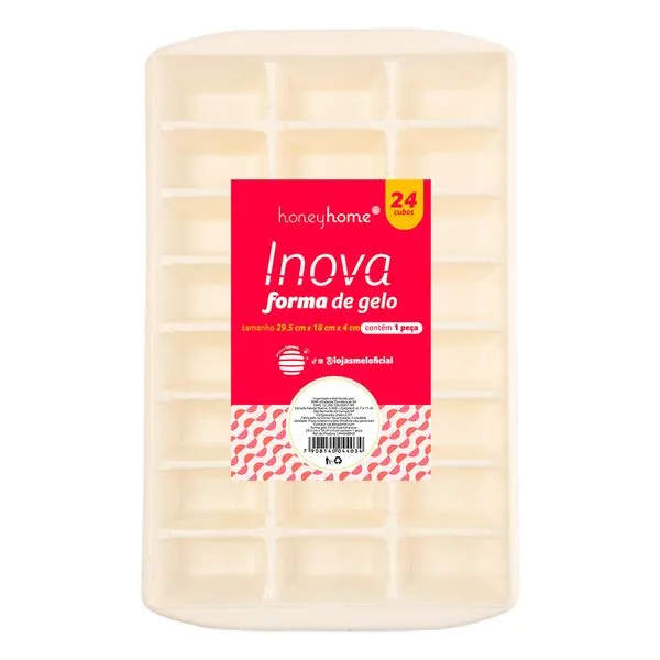 Forma de Gelo com 24 Cavidades 29,5x18x4cm LM4048INO - honeyhome