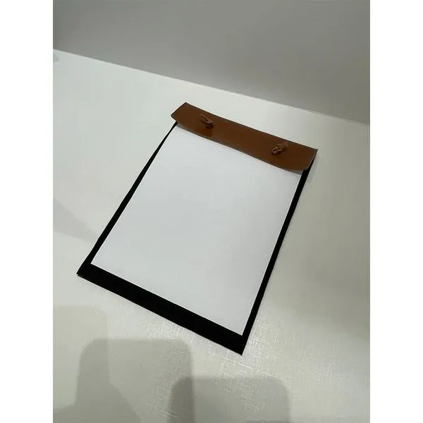 Bloco de Anotações Marrom 26x16cm - Madeira Forte