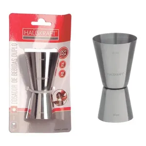 Dosador Duplo Drink Inox Ox 60ml - Hauskraft