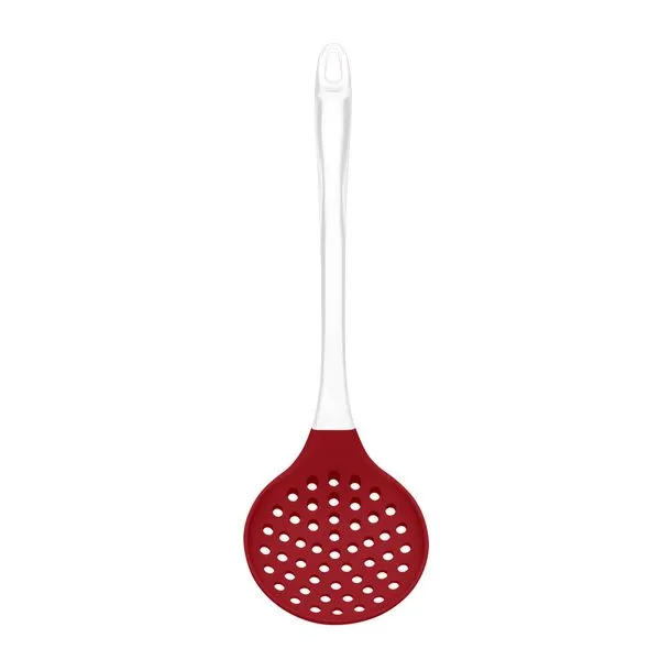 Escumadeira Silicone Cabo Acrílico Vermelha UD035 - Up Home