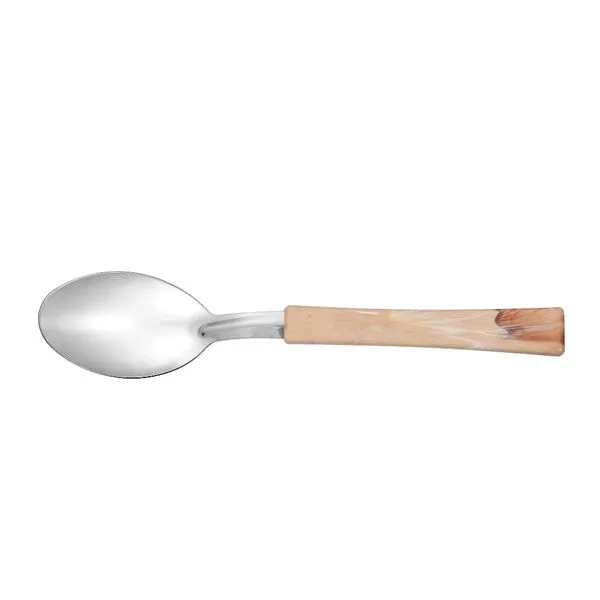 Colher Mesa Inox Com Cabo Plástico Bege Travertino 18cm 8202021 - Martinazzo