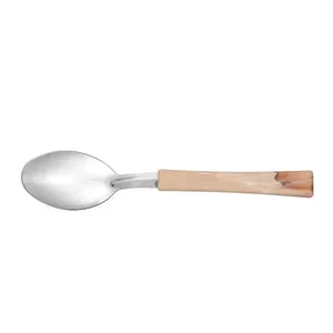 Colher Mesa Inox Com Cabo Plástico Bege Travertino 18cm 8202021 - Martinazzo