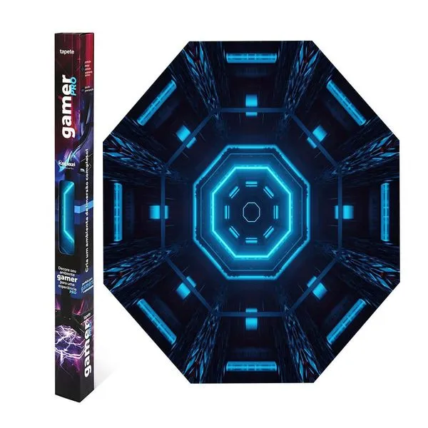 Tapete Protepiso Gamer Portal Pro 120x120cm - Kapazi