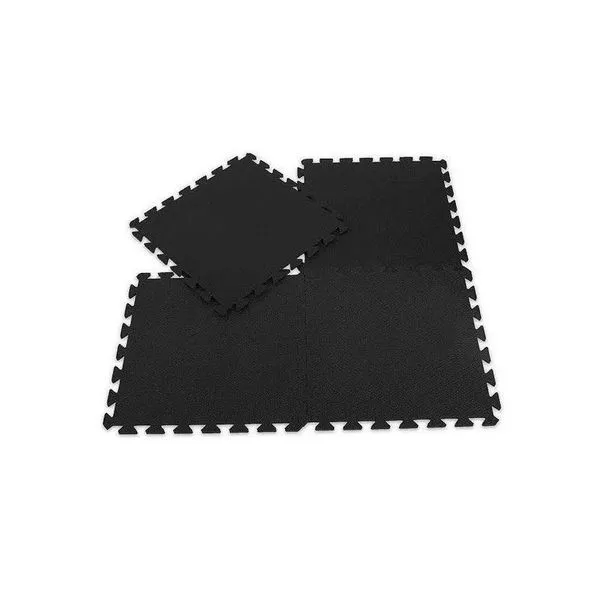 Kit Tatame 520x520x10mm 4 Peças Evamax 1085 Preto