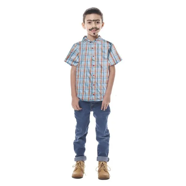 Camisa Caipira Manga Curta Infantil Tamanho Gg - Fantasias Super