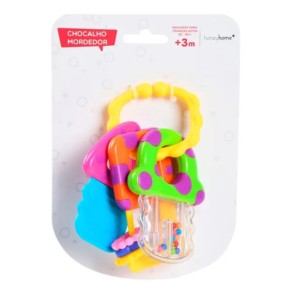 Mordedor Chocalho Plástico LM3169 - honeyhome
