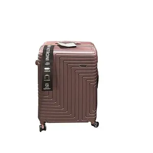 Mala de Viagem 24" Patroni com Rodinhas 360° Alça Telescópica Plástico ABS Rosé 45x25x65cm LM3138 - honeyhome
