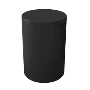Lixeira Serene Com Tampa Plástico Preta 5 Litros 131063008 - Coza