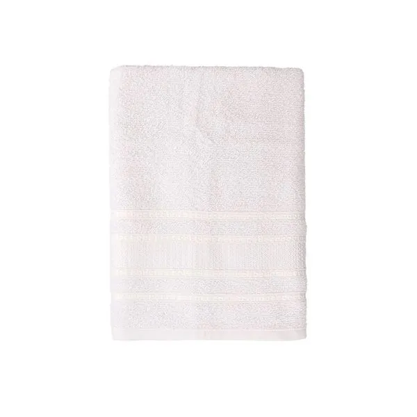 Toalha Banho Lizzie Branco 60x125cm 198968 - Tecelagem Atlântica