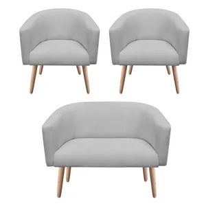 KIT 02 POLTRONAS E 01 NAMORADEIRA STELLA