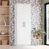 Armário Multiuso Lavanderia 183cm 2 Portas 6 Prateleiras Henn Margarida | Branco