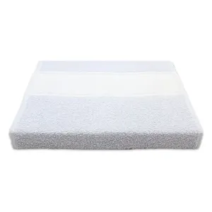 Segunda Linha - Toalha de Lavabo para Estampa Sublimática Ana - 28x48cm Branco