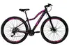 Bicicleta Aro 29 Feminina Ksw Mwza Alumínio 24v Garfo Suspensão - Preto/Rosa - Tamanho:17
