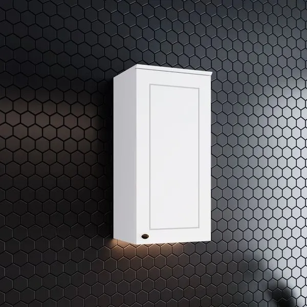 Armário Aéreo Americana com 1 Porta 40cm Henn | Branco