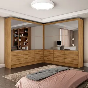 Closet Sevilha 6 Portas Casal Duplo Premium 18 Gavetas Carioca Moveis Branco