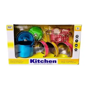 Kit Cozinha Inox Colorido 11 Peças Shiny Toys 001221