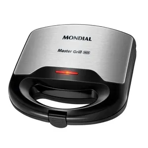 Sanduicheira Mondial S-20 | Preto/Inox (127 V)
