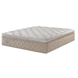 Colchão Casal Mola Ensacada Ecoflex 138x188x35 | Bege