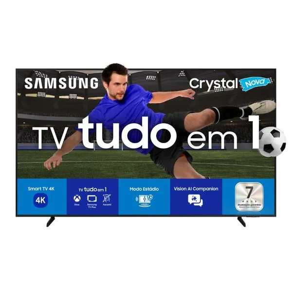 Smart TV Samsung 55" Crystal UHD 4K Xbox Cloud Gaming Alexa Integrada U8600F Smart TV 55" Samsung Crystal UHD 4K  Xbox Cloud Gaming Alexa Integrada U8600F | Preto (Bivolt)