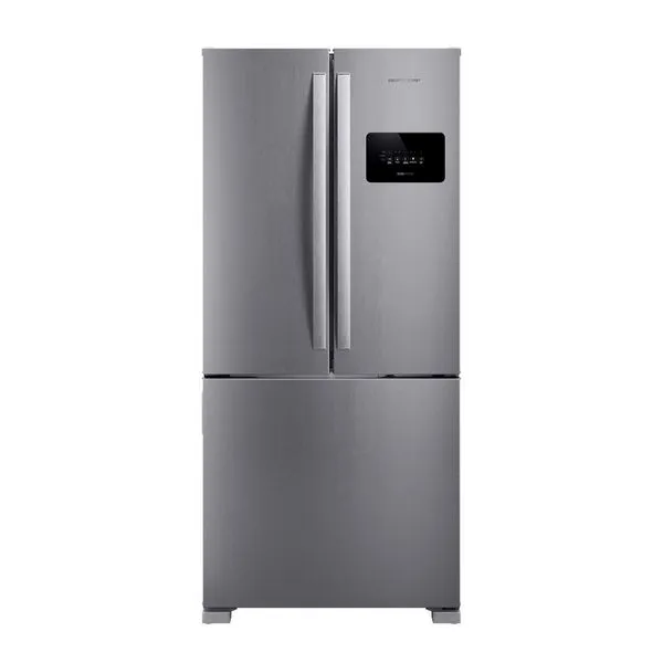 Refrigerador Brastemp Frost Free French Door 3 Portas 559 Litros BRO85MK | Inox (127 V)