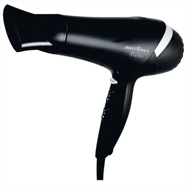 Secador de Cabelo Britânia SP3100 2000W | Preto (220 V)