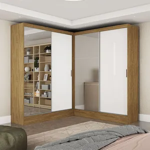 Closet Casal Duplo Belém 4 Portas Plus 4 Gavetas Carioca Móveis Branco